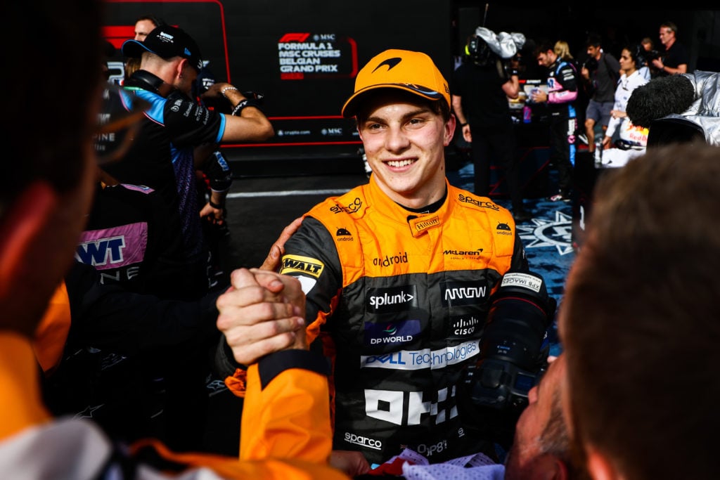 McLaren driver Oscar Piastri after the F1 Belgian Grand Prix Sprint