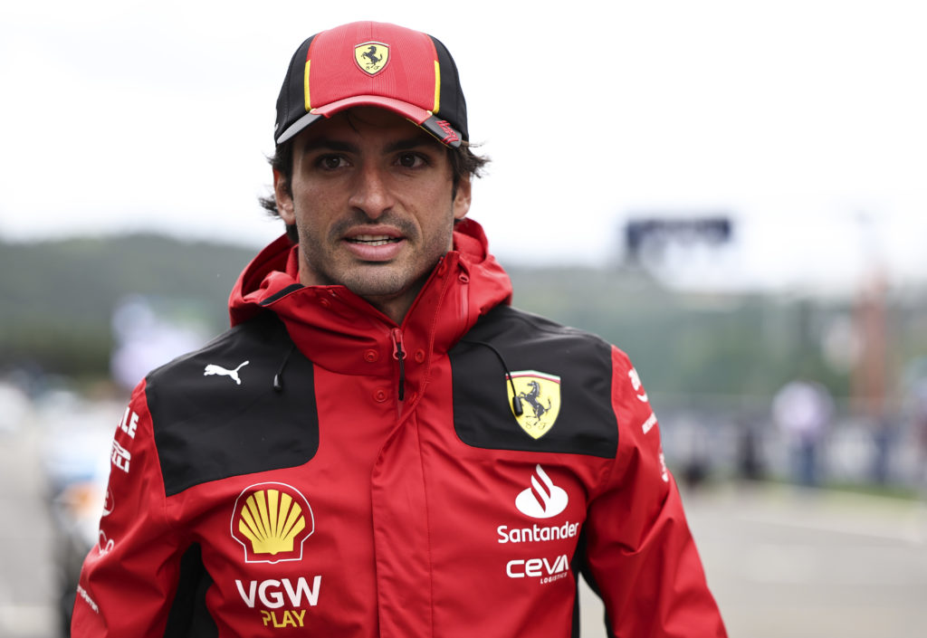 Ferrari driver Carlos Sainz at F1 Grand Prix of Belgium