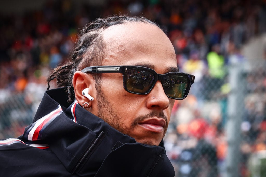 Lewis Hamilton of Mercedes at F1 Belgian Grand Prix
