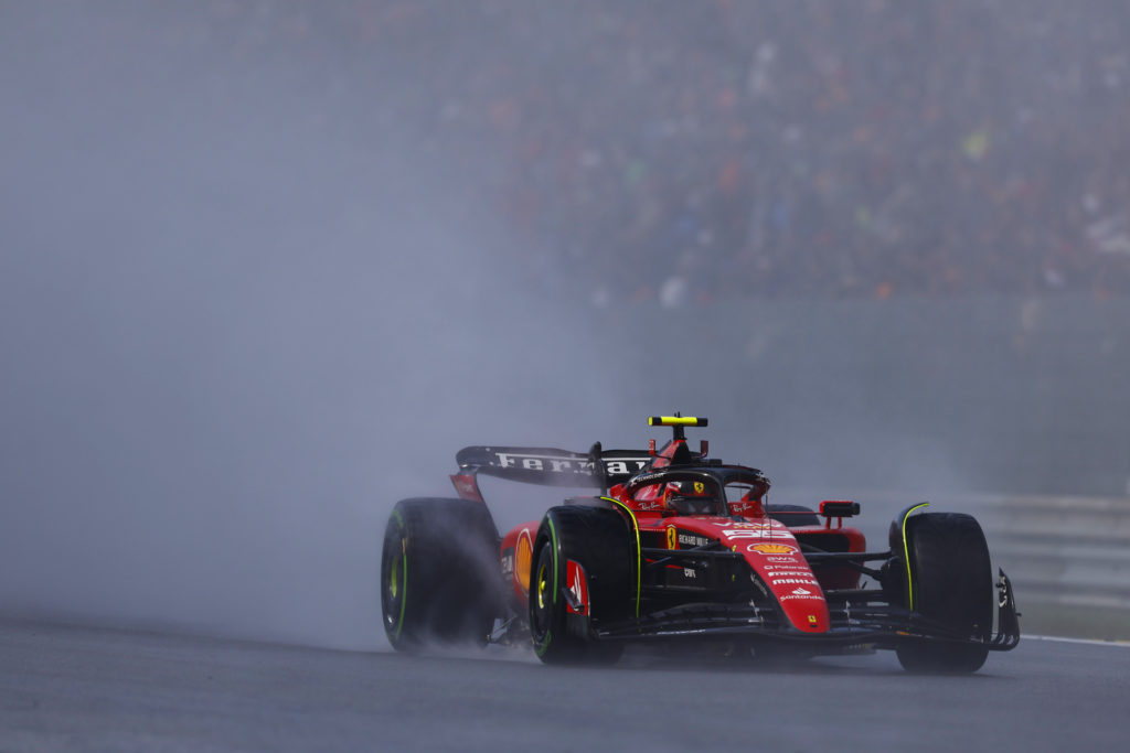 Ferrari's Carlos Sainz during Sprint race at Belgian GP