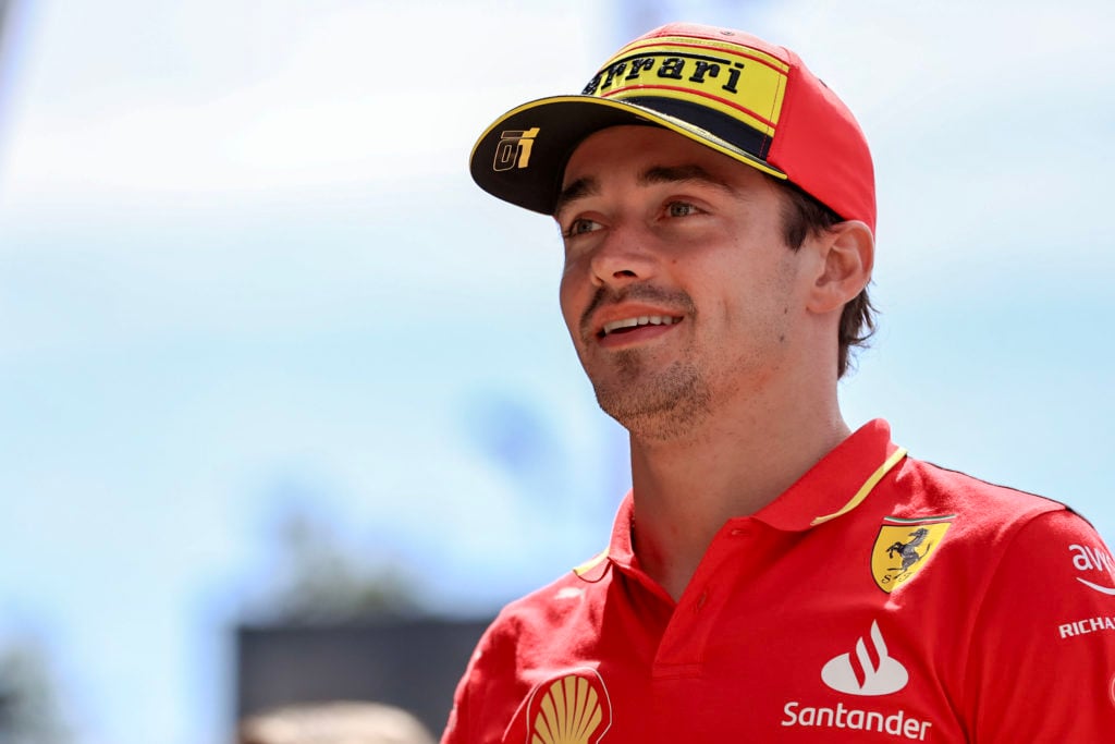Ferrari driver Charles Leclerc at Italian GP