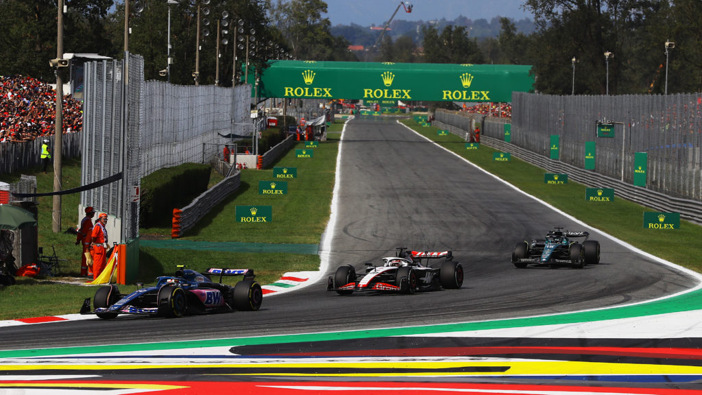 Kevin Magnussen of Haas at F1 Grand Prix of Italy