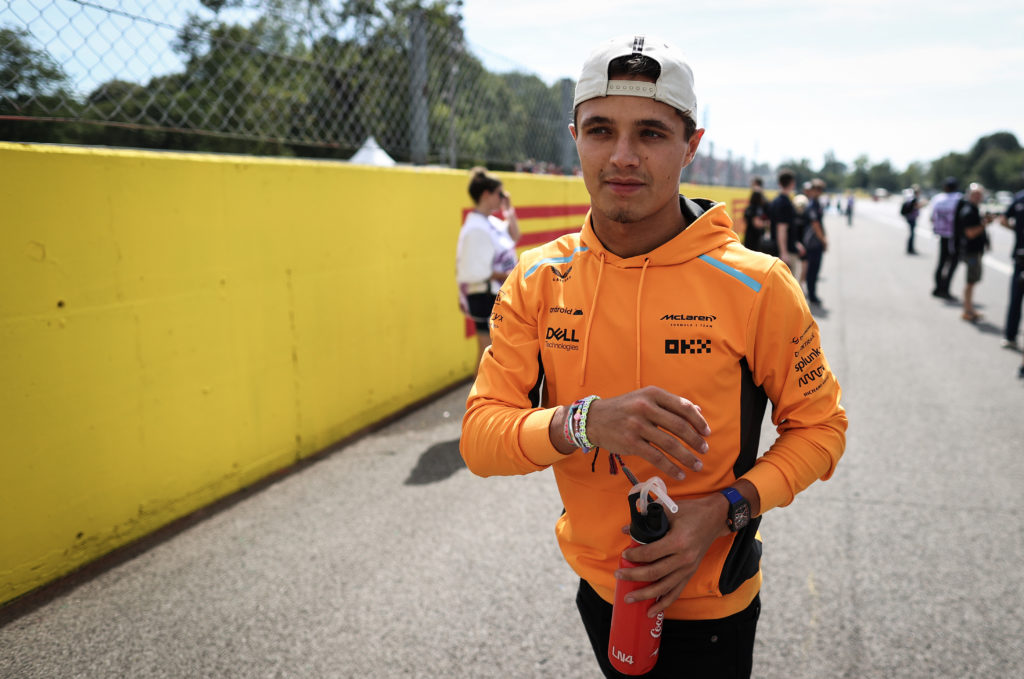 Lando Norris of McLaren at F1 Italian GP