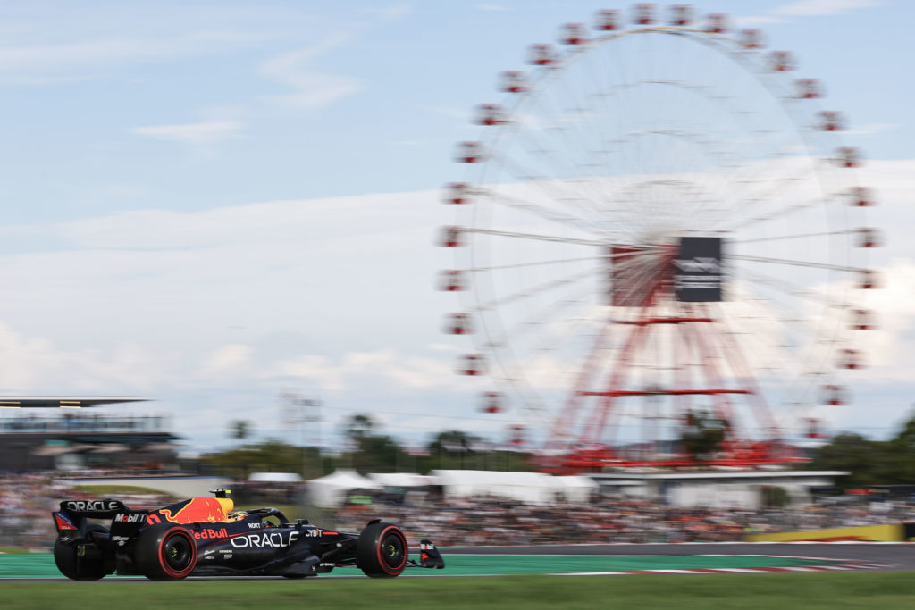 Red Bull driver Sergio Perez at F1 Japanese Grand Prix