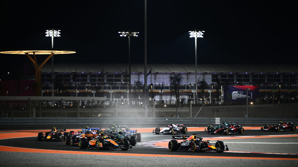 Red Bull driver Max Verstappen leads McLaren pilot Lando Norris in Sprint at Qatar GP as United States GP prediction issued