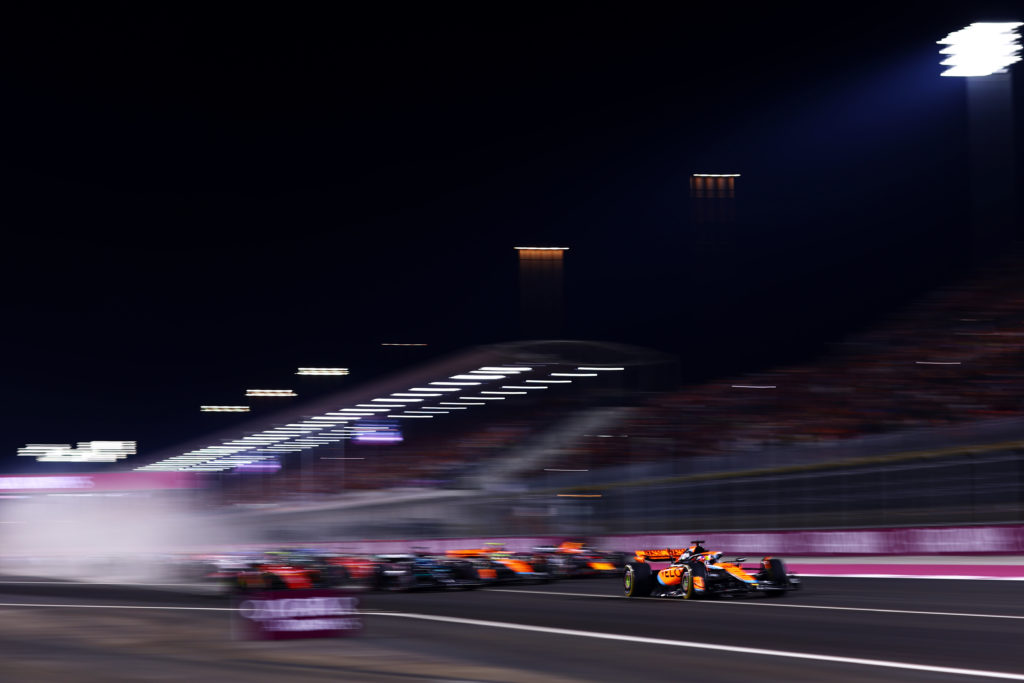 McLaren driver Oscar Piastri leads Qatar GP Sprint
