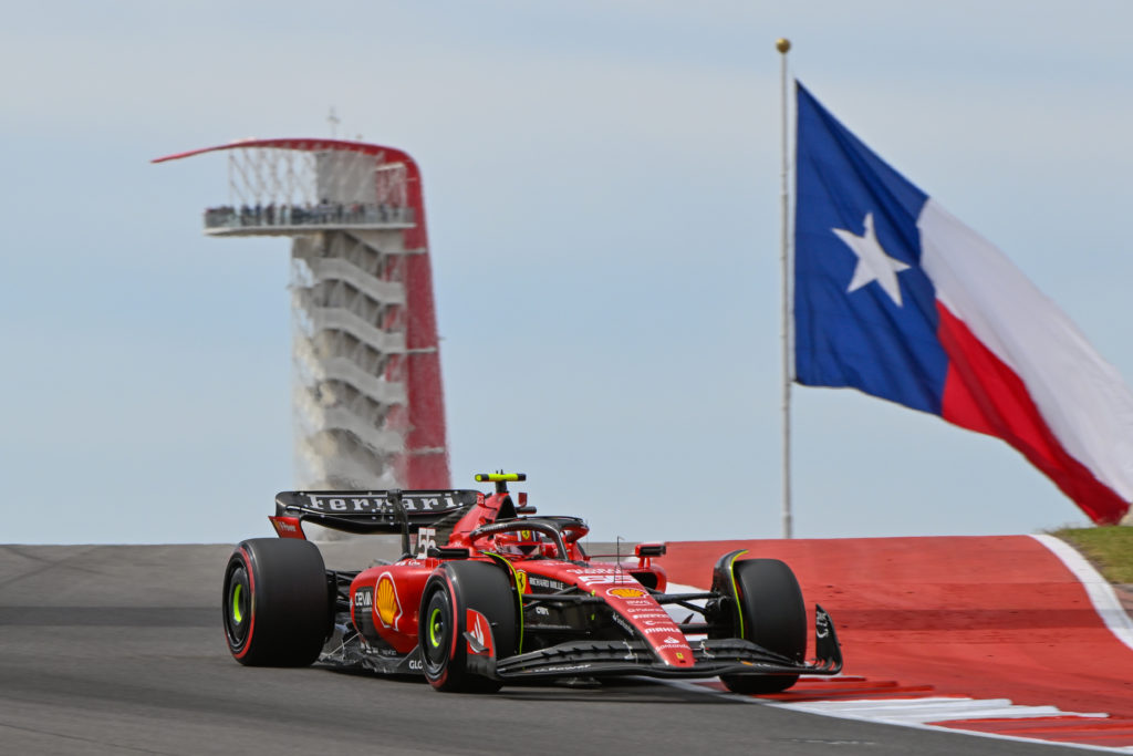 Ferrari driver Carlos Sainz during F1 Sprint Shootout at United States GP amid Toto Wolff verdict