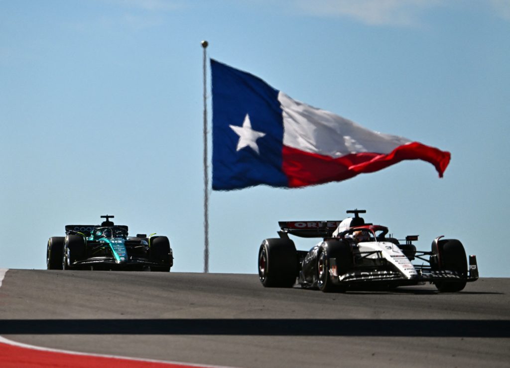 AlphaTauri Formula 1 driver Daniel Ricciardo during United States GP