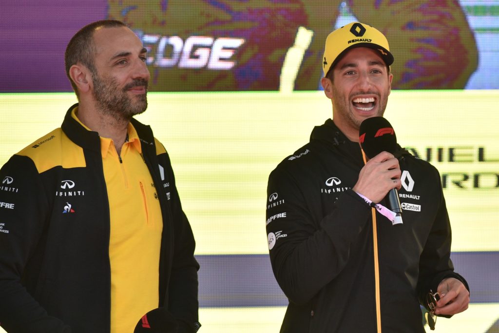2023 AlphaTauri F1 driver Daniel Ricciardo at 2019 Australian GP amid McLaren claim from former Renault boss Cyril Abiteboul