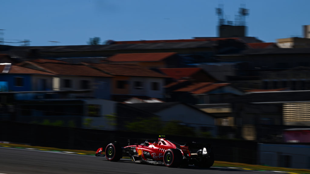 Ferrari driver Carlos Sainz during Sao Paulo GP in Brazil