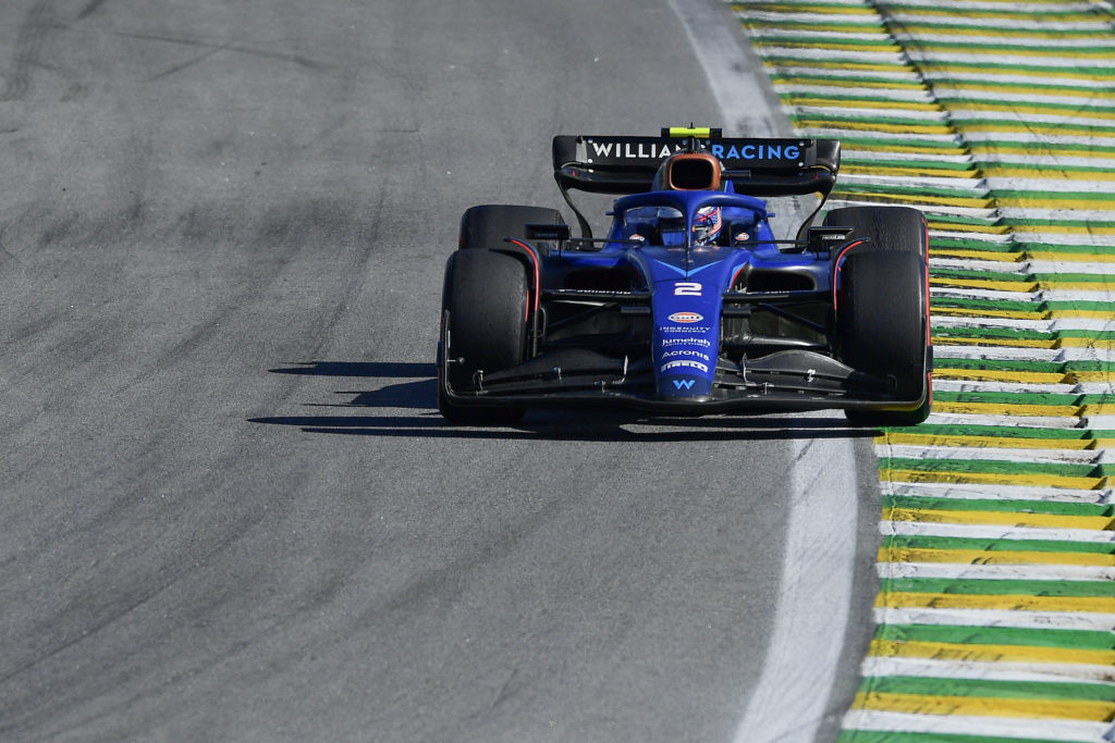 Williams driver Logan Sargeant during the F1 Sao Paulo Grand Prix in Brazil