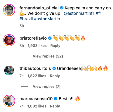 Flavio Briatore impressed with Aston Martin driver Fernando Alonso in Brazil