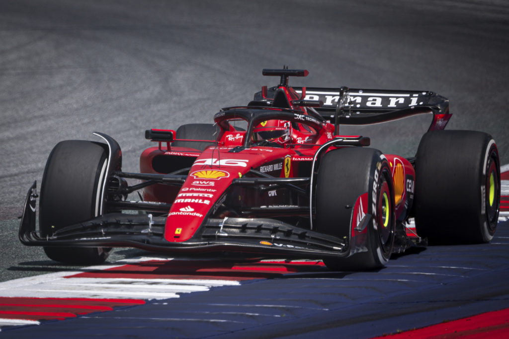 Scuderia Ferrari's Monegasque driver Charles Leclerc