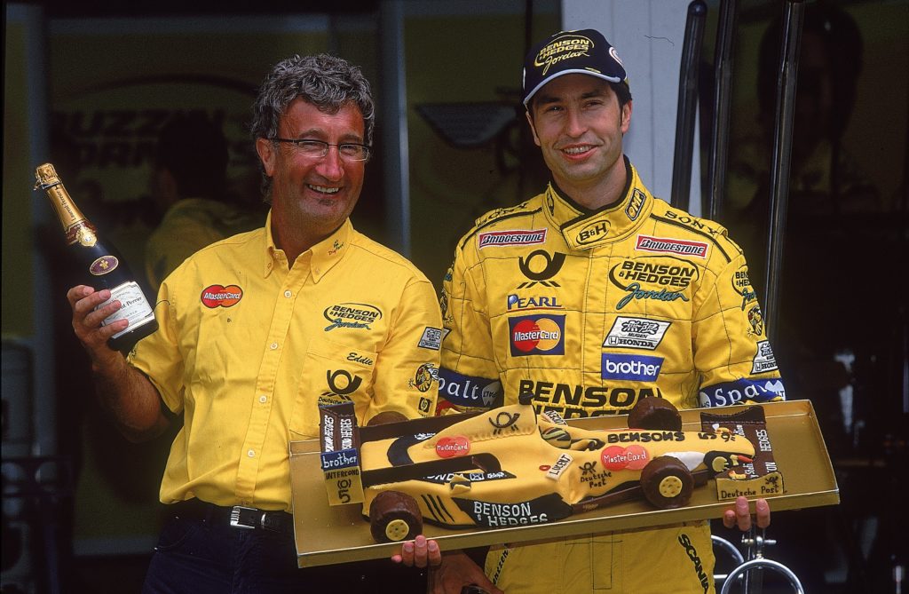 Heinz-Harald Frentzen, Eddie Jordan