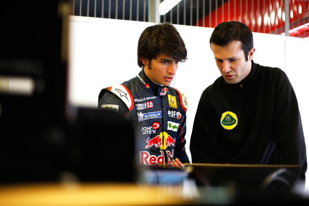 Carlos Sainz Jr during 2012 GP3 Series Testing