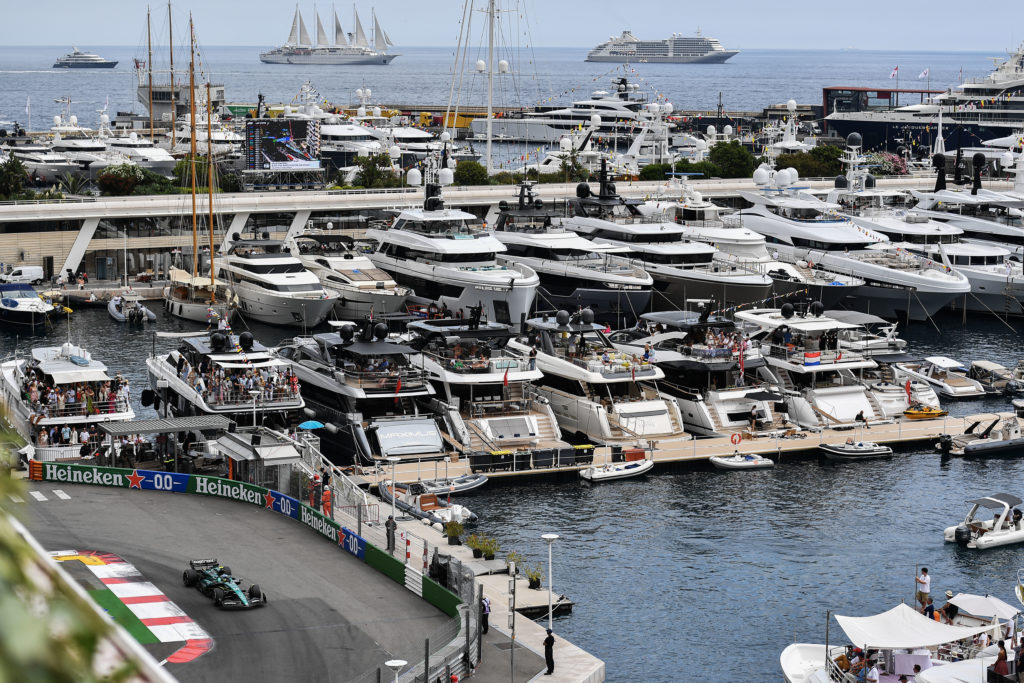 Aston Martin driver Fernando Alonso at 2023 F1 Monaco GP