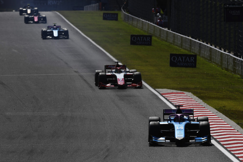 Alpine F1 reserve driver Jack Doohan during 2023 Formula 2 Feature race at Hungarian GP