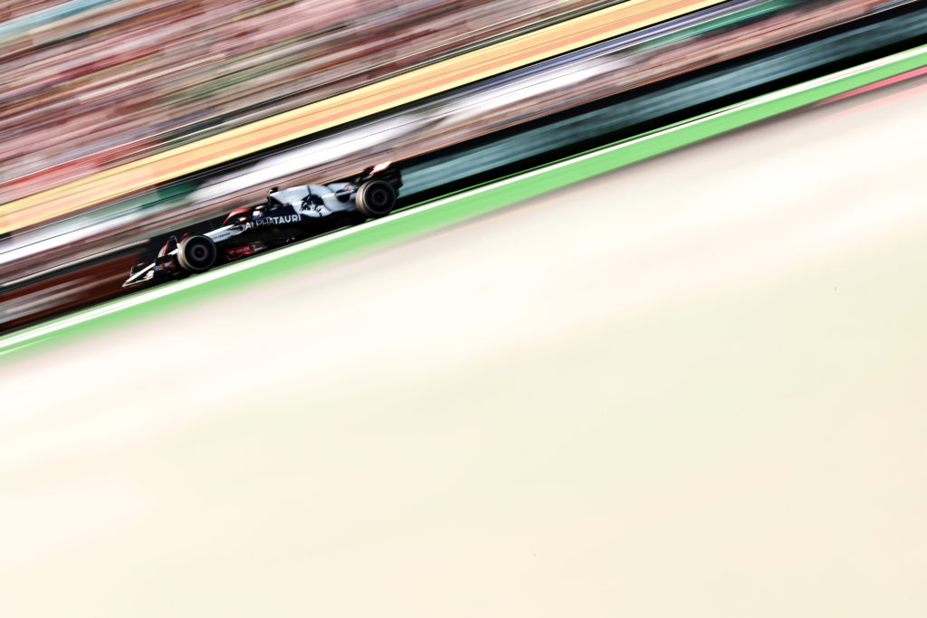 Visa Cash App RB driver Daniel Ricciardo at 2023 F1 Mexico City GP with AlphaTauri