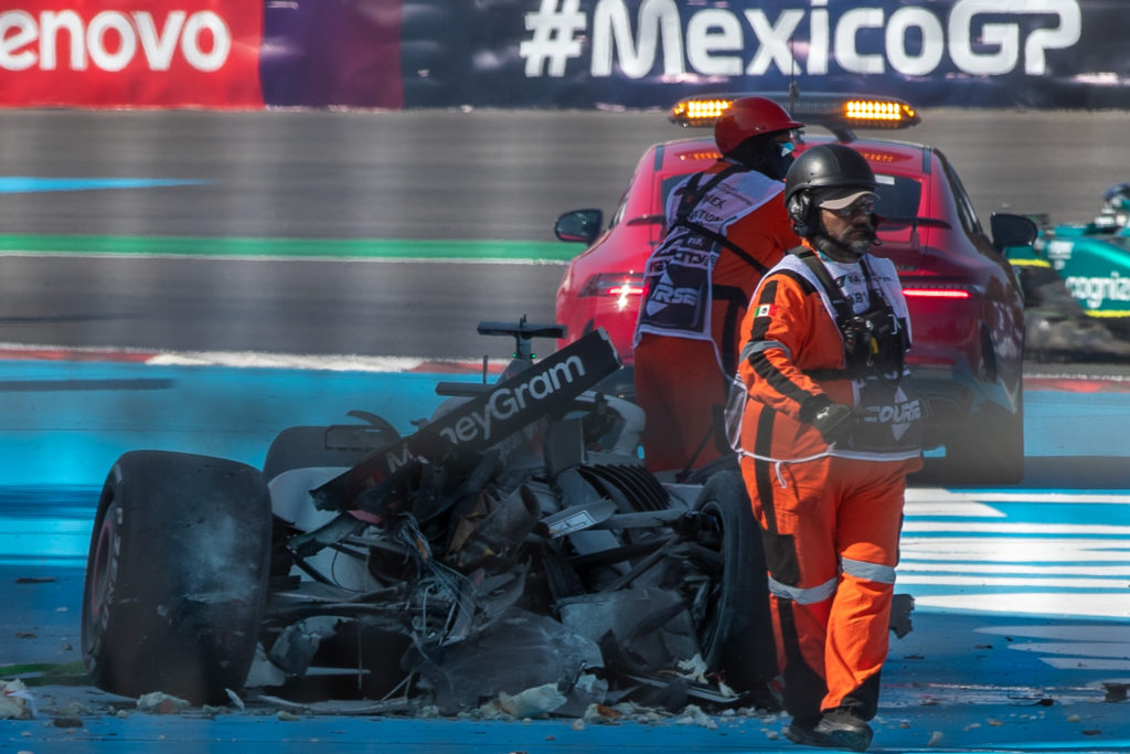 Haas VF-23 of Kevin Magnussen at 2023 F1 Mexico City GP