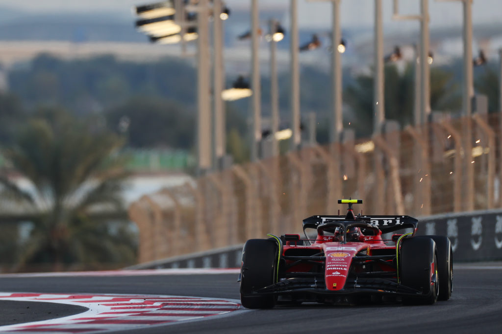 Ferrari driver Carlos Sainz at 2023 F1 Abu Dhabi GP