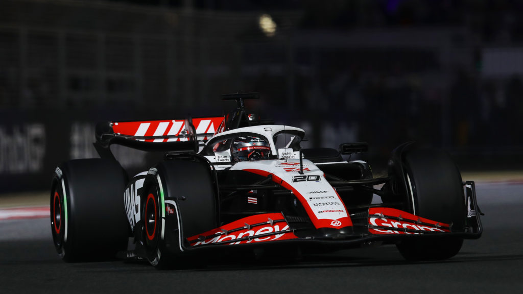 Haas driver Kevin Magnussen at 2023 F1 Abu Dhabi GP
