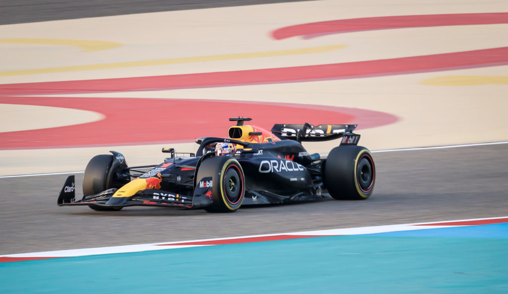 Red Bull driver Max Verstappen at 2024 F1 pre-season testing in Bahrain