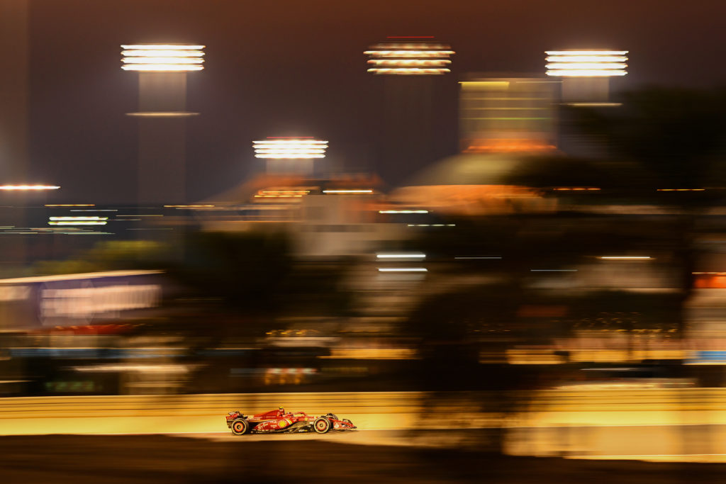 Ferrari driver Carlos Sainz during 2024 F1 pre-season testing in Bahrain