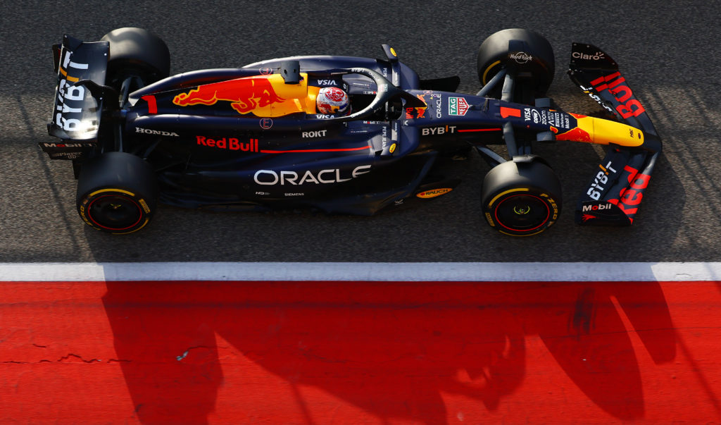 Red Bull driver Max Verstappen at 2024 F1 pre-season testing in Bahrain