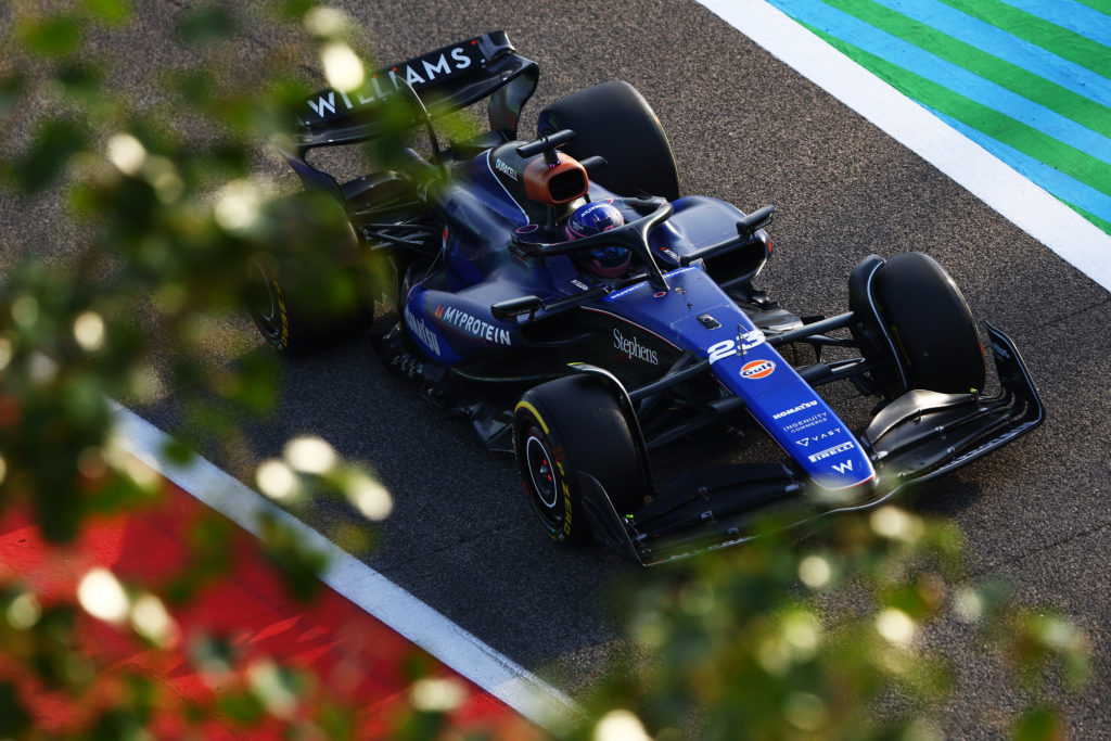 Williams driver Alex Albon at 2024 F1 pre-season testing in Bahrain
