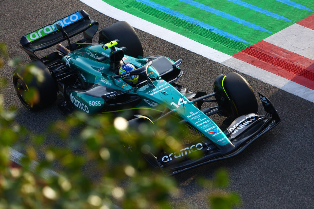 Aston Martin driver Fernando Alonso during 2024 F1 pre-season test