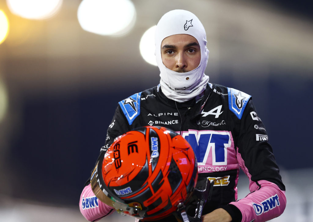 Alpine driver Esteban Ocon after 2024 F1 Bahrain GP qualifying