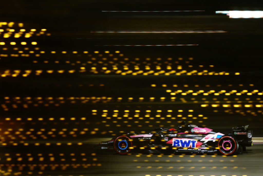 Alpine driver Esteban Ocon during 2024 F1 Bahrain GP Qualifying