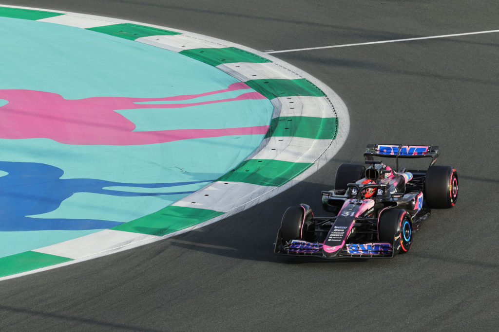 Alpine driver Esteban Ocon at 2024 F1 Saudi Arabian GP