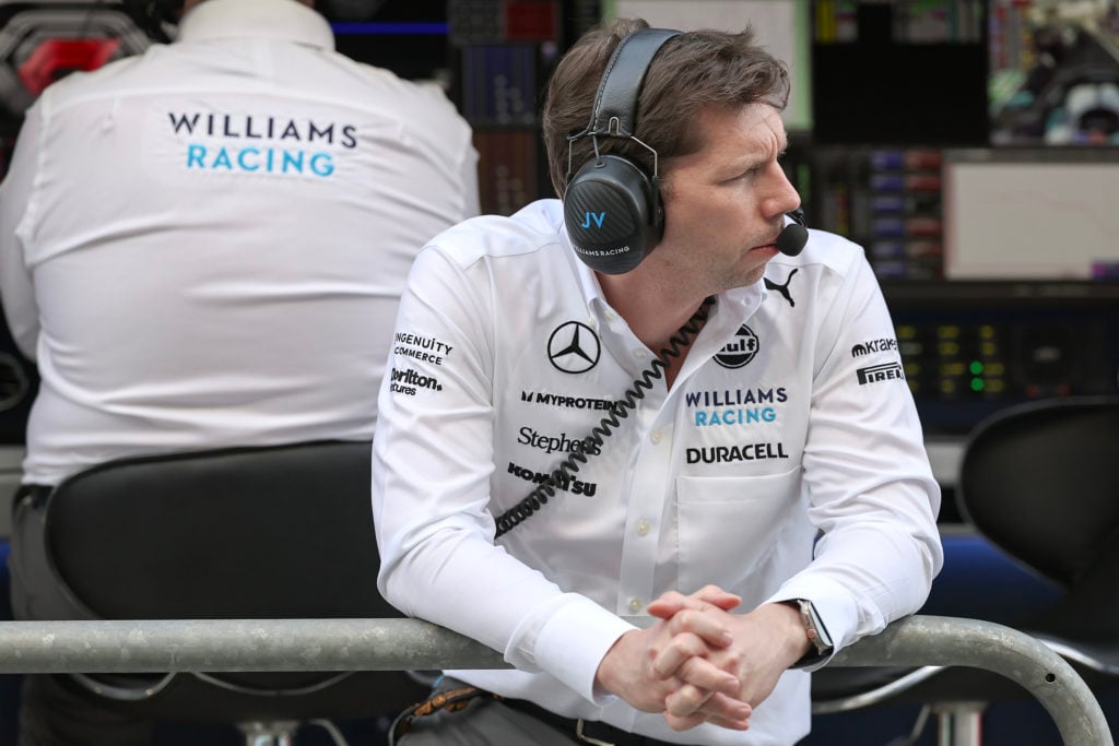 Williams team principal James Vowles in qualifying for 2024 F1 Saudi Arabian GP