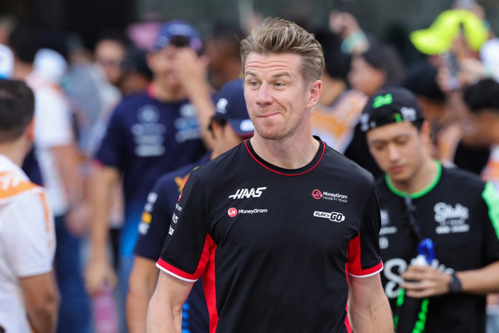 Haas driver Nico Hulkenberg before 2024 F1 Saudi Arabian GP