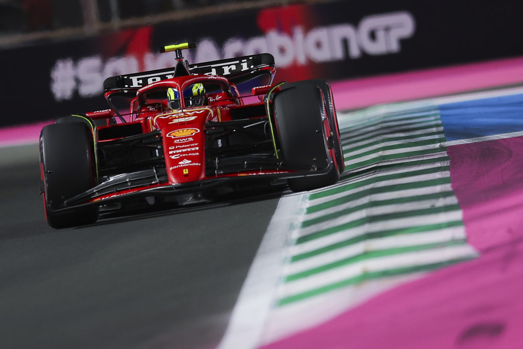 Ferrari reserve driver Oliver Bearman at 2024 F1 Saudi Arabian GP in qualifying