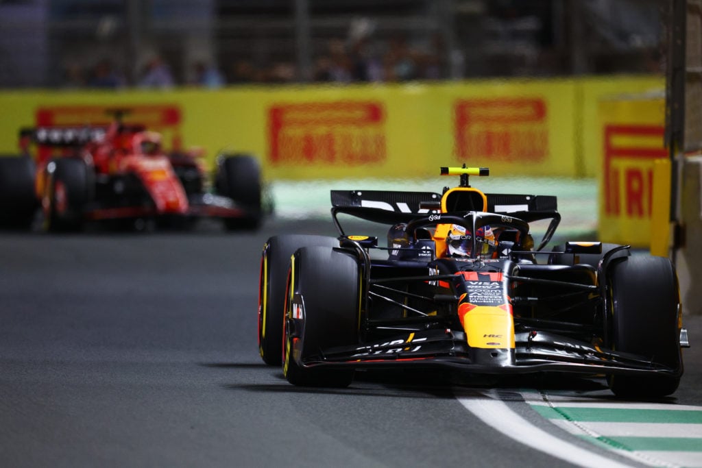 Red Bull driver Sergio Perez during 2024 F1 Saudi Arabian GP