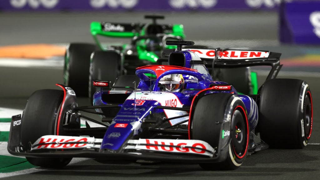 Visa Cash App RB driver Daniel Ricciardo in 2024 F1 Saudi Arabian GP