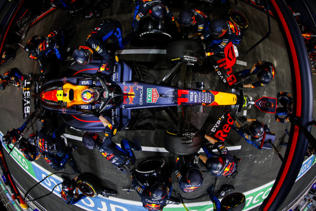 Red Bull driver Sergio Perez during 2024 F1 Saudi Arabian GP