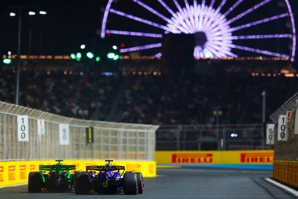 Visa Cash App RB driver Daniel Ricciardo in 2024 F1 Saudi Arabian GP