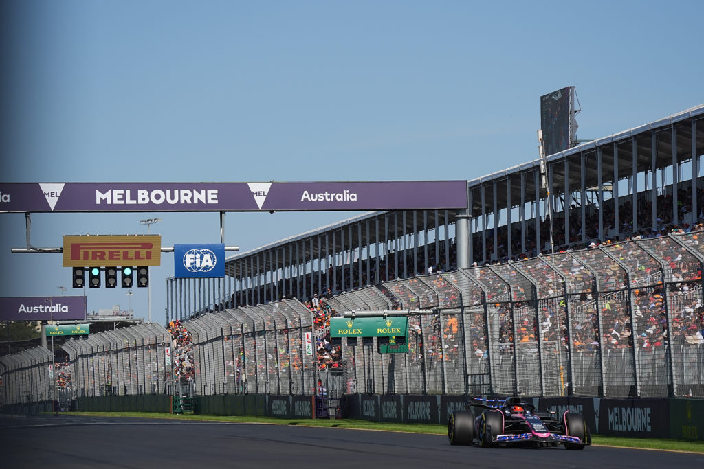 Alpine driver Esteban Ocon in 2024 F1 Australian GP pracitce