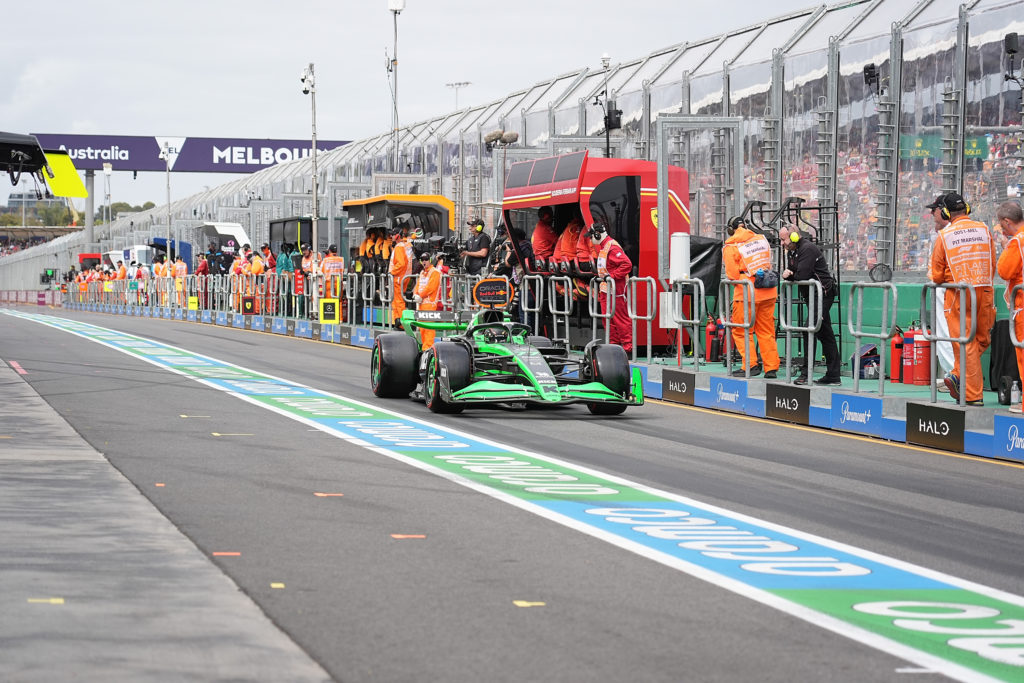 Stake F1 Team Kick Sauber driver Valtteri Bottas at 2024 Australian Grand Prix