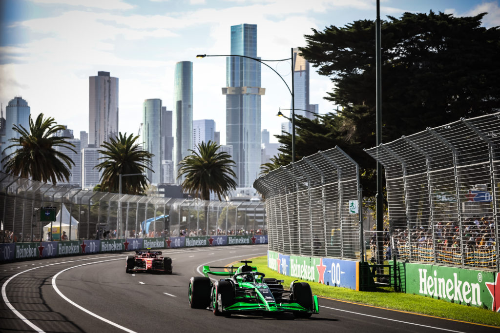 Stake F1 Team Sauber driver Valtteri Bottas in 2024 Australian GP