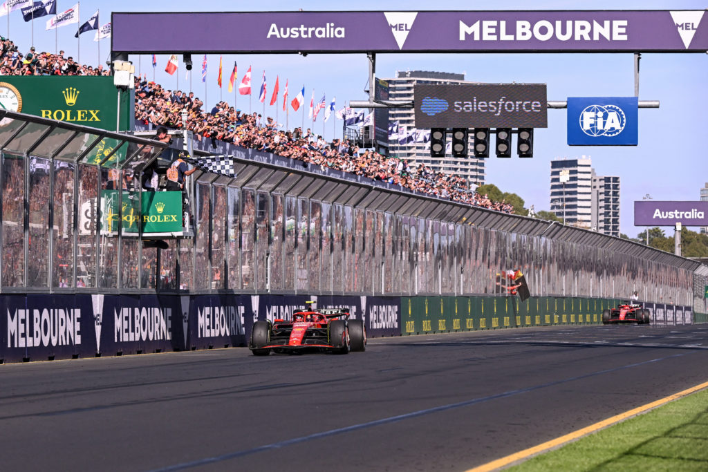 Carlos Sainz wins 2024 F1 Australian GP in Ferrari one-two with Charles Leclerc