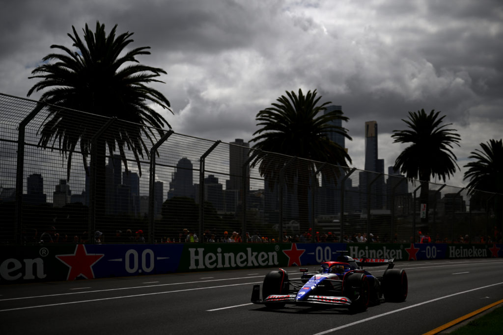Visa Cash App RB F1 Team driver Daniel Ricciardo in qualifying for 2024 Australian GP