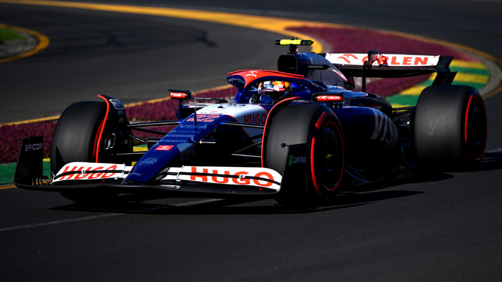 Visa Cash App RB F1 Team driver Yuki Tsunoda in qualifying for 2024 Australian GP