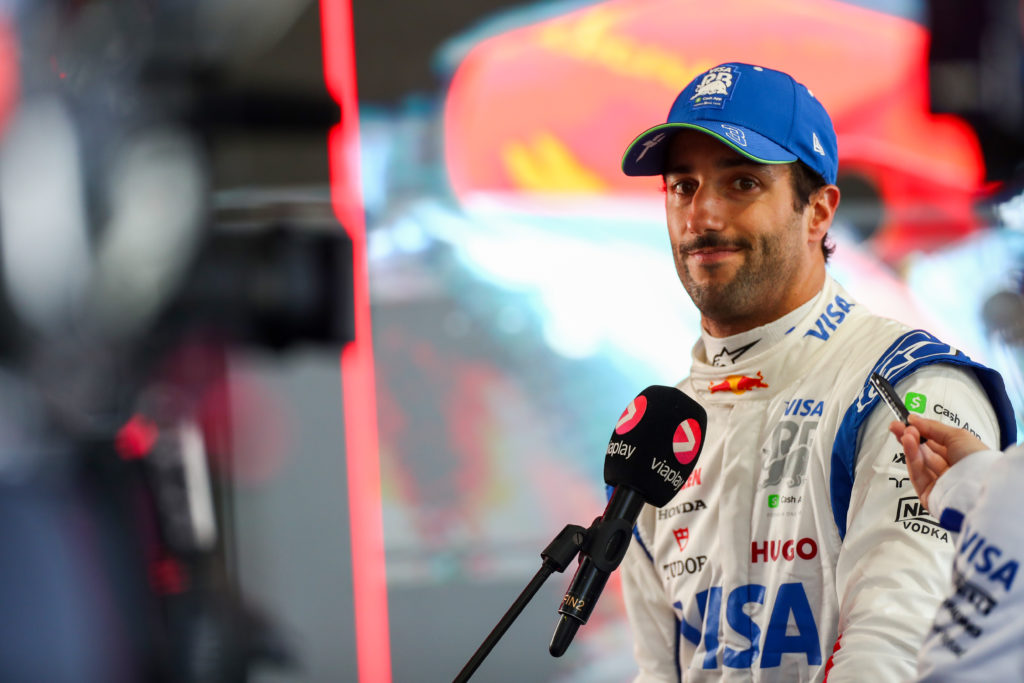 Visa Cash App RB F1 Team driver Daniel Ricciardo in qualifying for 2024 Australian GP