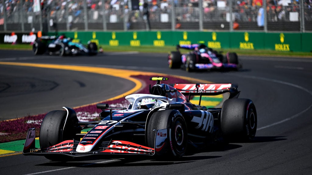 Haas driver Nico Hulkenberg at 2024 Australian GP