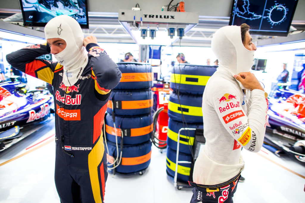 Max Verstappen and Carlos Sainz as F1 teammates at Toro Rosso