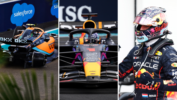 The best moments from the Miami Grand Prix. Credit: Jared C. Tilton/Getty Images/Alex Bierens de Haan/Clive Mason - Formula 1